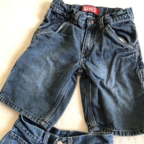 Two pieces bundle lot Levi’s denim shorts, boy size 7-8 - Picture 5 of 12